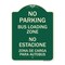 Signmission No Parking Bus Loading Zone No Entacionamiento Bus De Carga Zona Alum Sign, 24" x 18", G-1824-23756 A-DES-G-1824-23756 - alternate 1